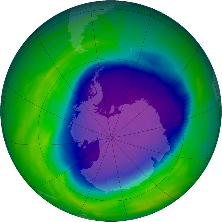 Ozone Map 1996-10-06